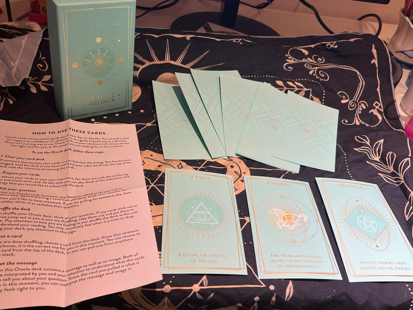 Tune Into The Magic Oracle Card Deck (Gently Used)