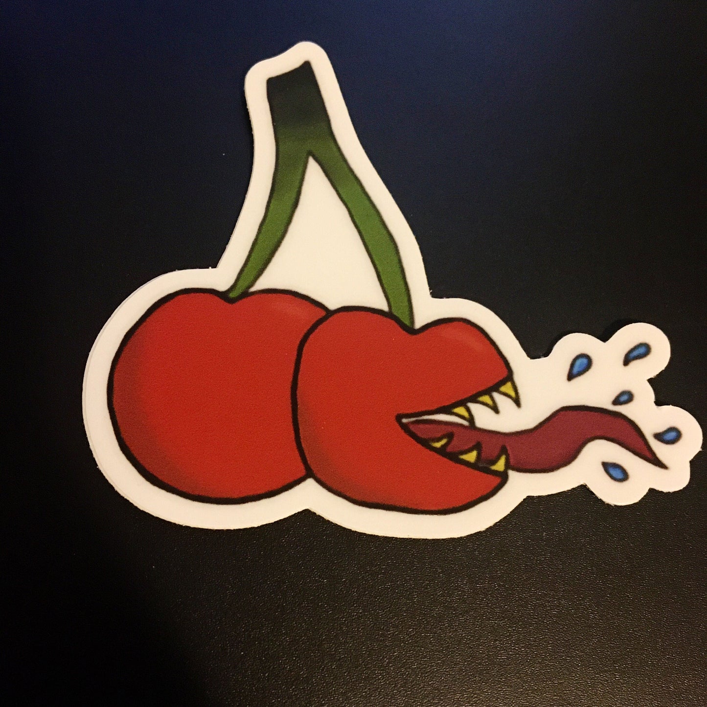 Cherry Mimic D&D Sticker / Acrylic Pin