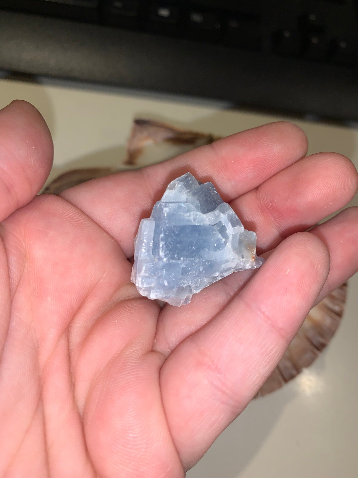 1 Raw Blue Calcite