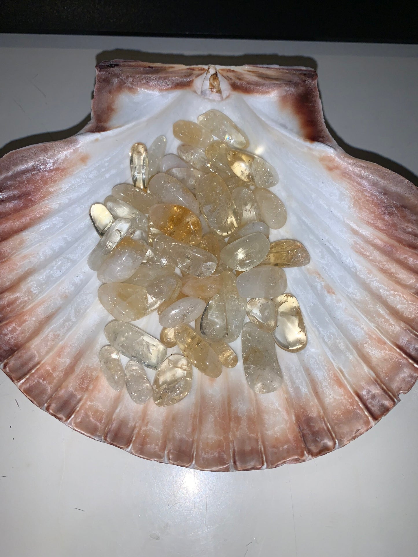 3 Heat-Treated Citrine Tumbles