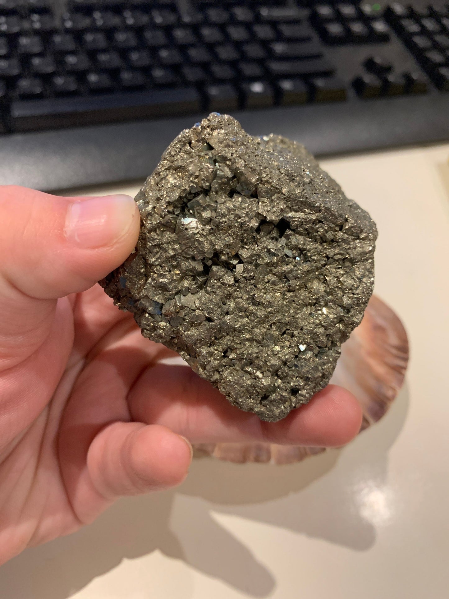 Pyrite Cluster Medium and Extra Large