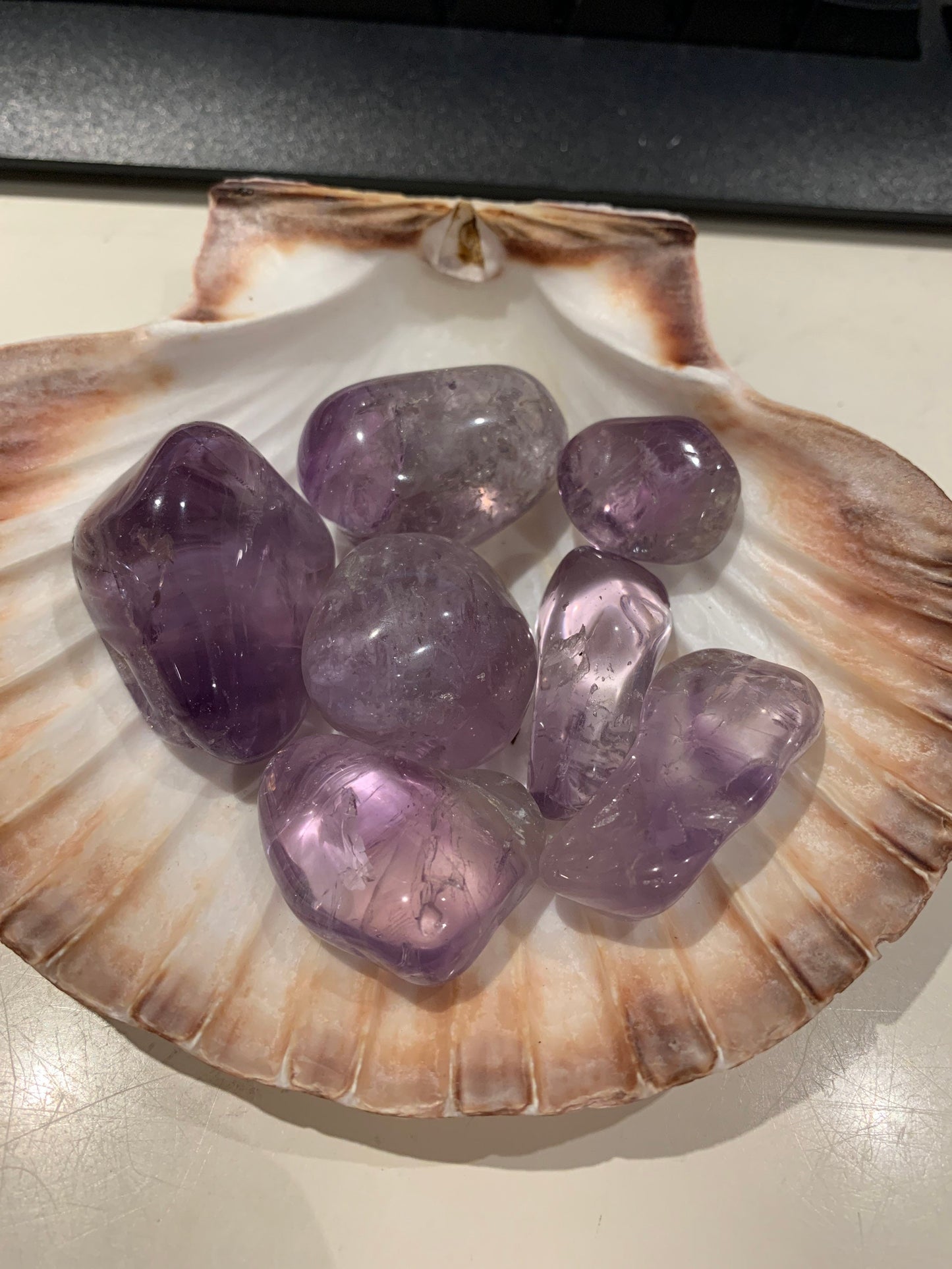 Amethyst Tumbles Medium and Large
