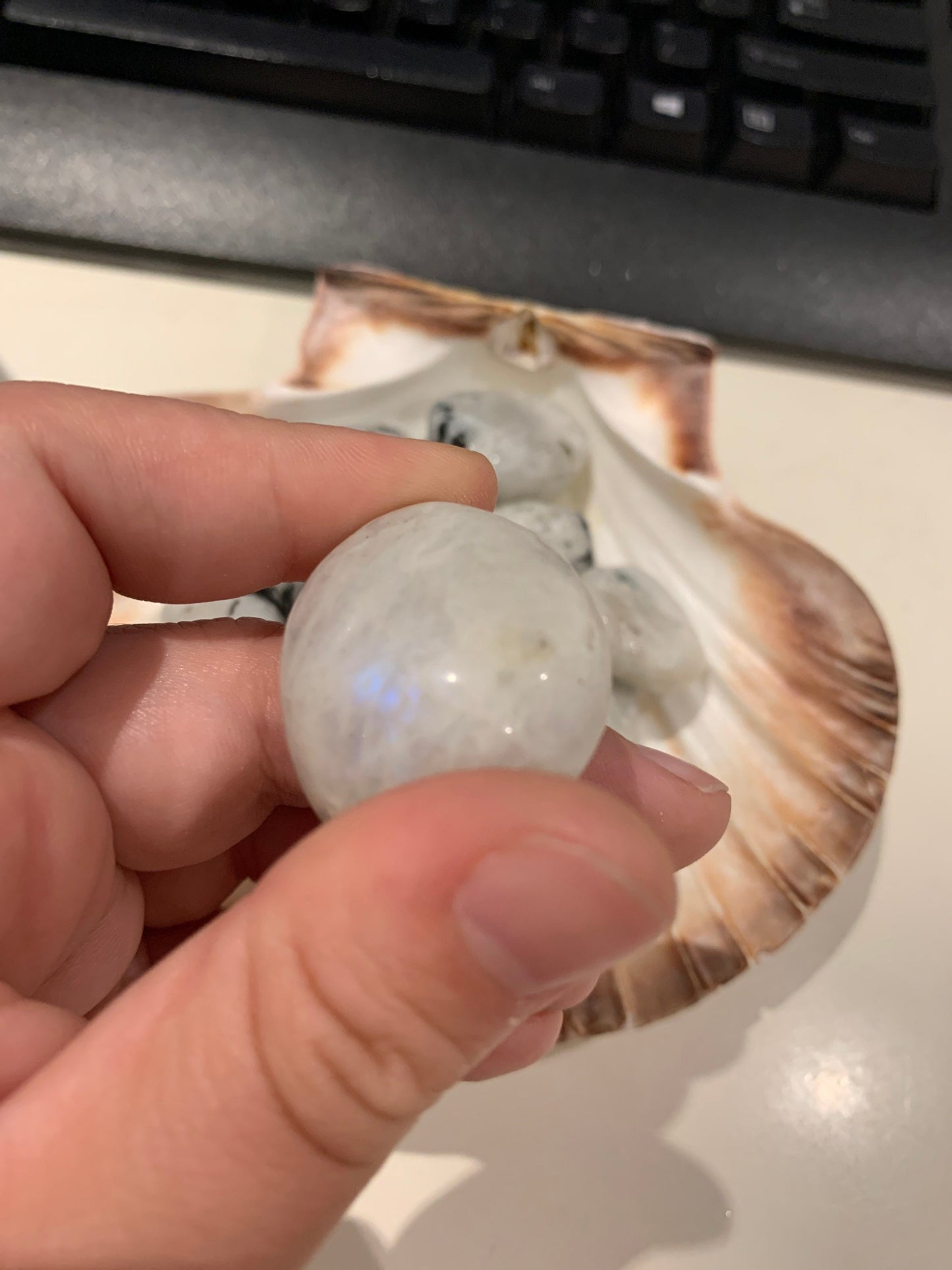 Rainbow Moonstone Tumbles
