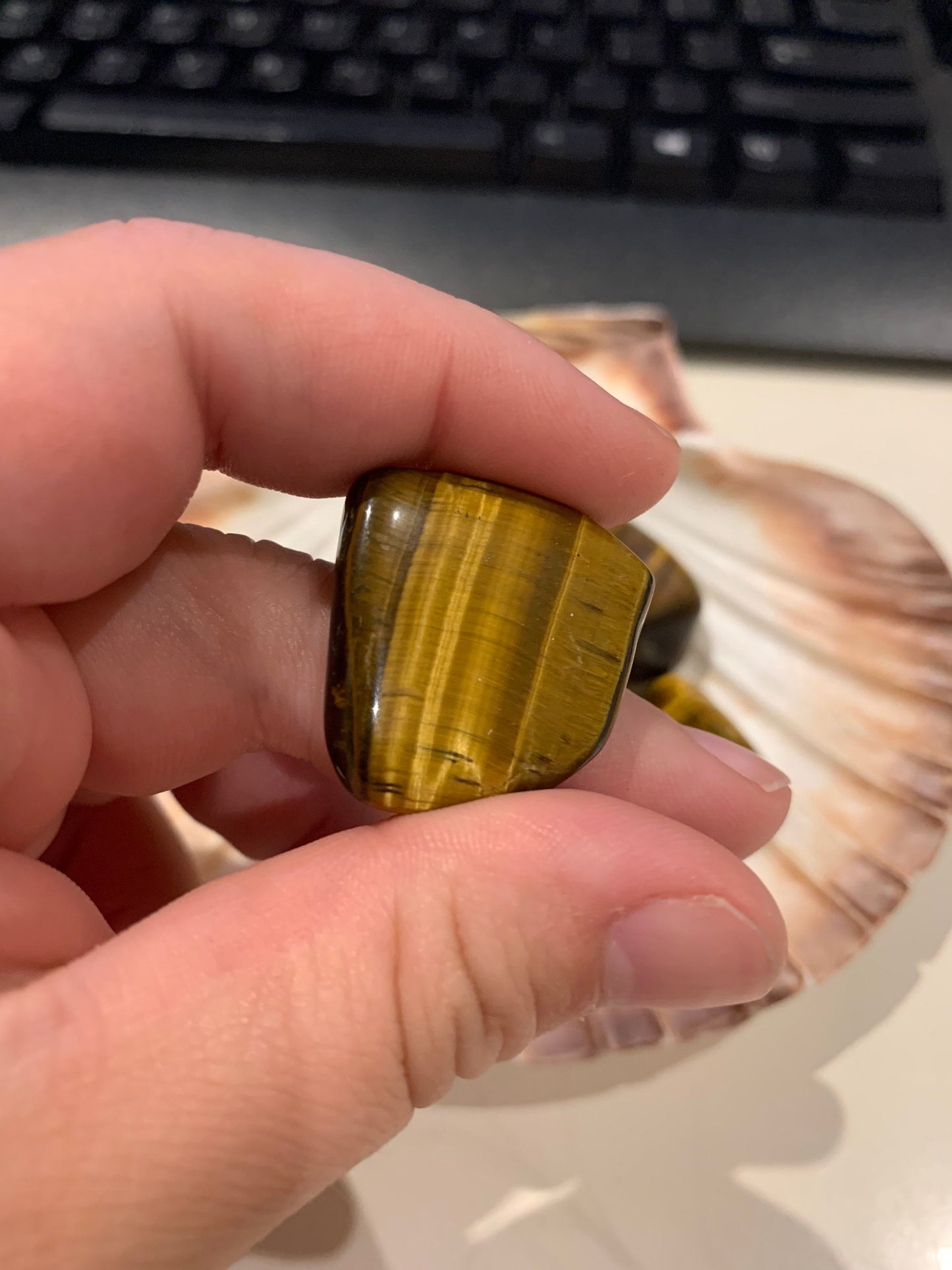 Tumbled Tiger Eye Small and Large