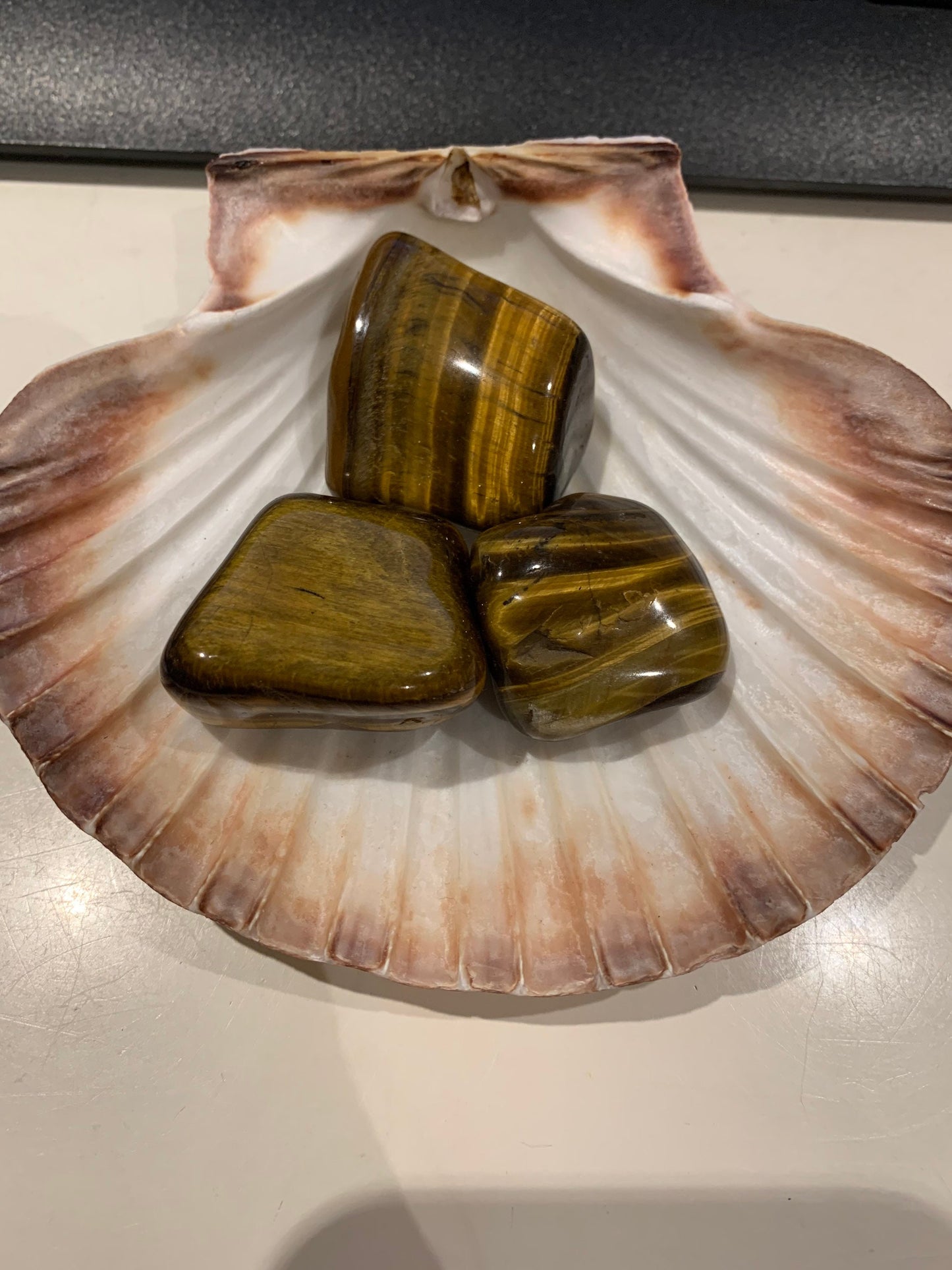 Tumbled Tiger Eye Small and Large