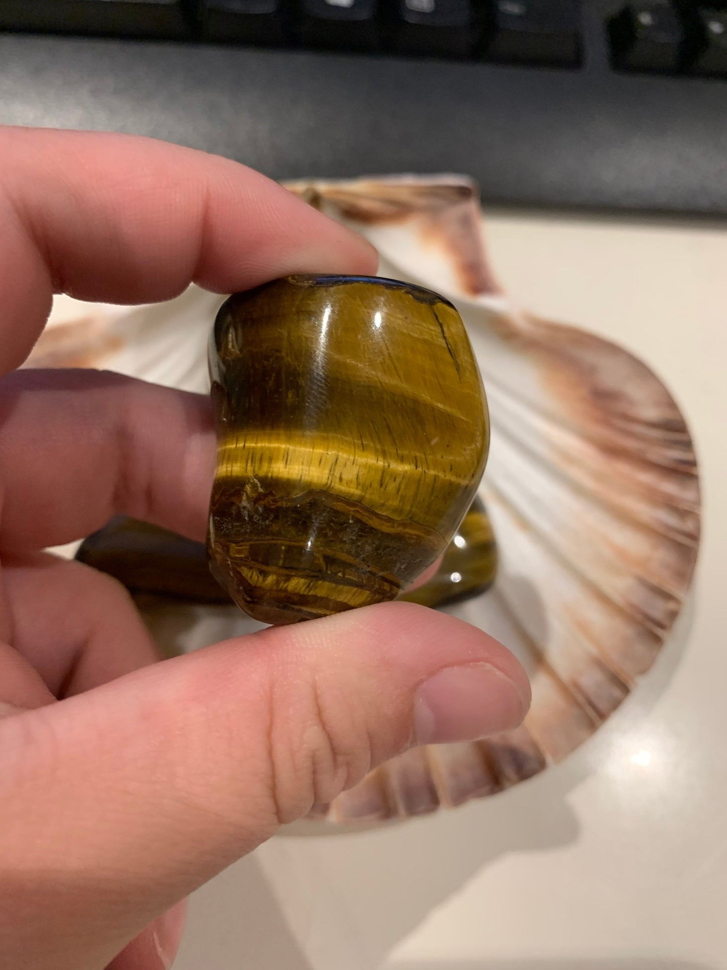Tumbled Tiger Eye Small and Large