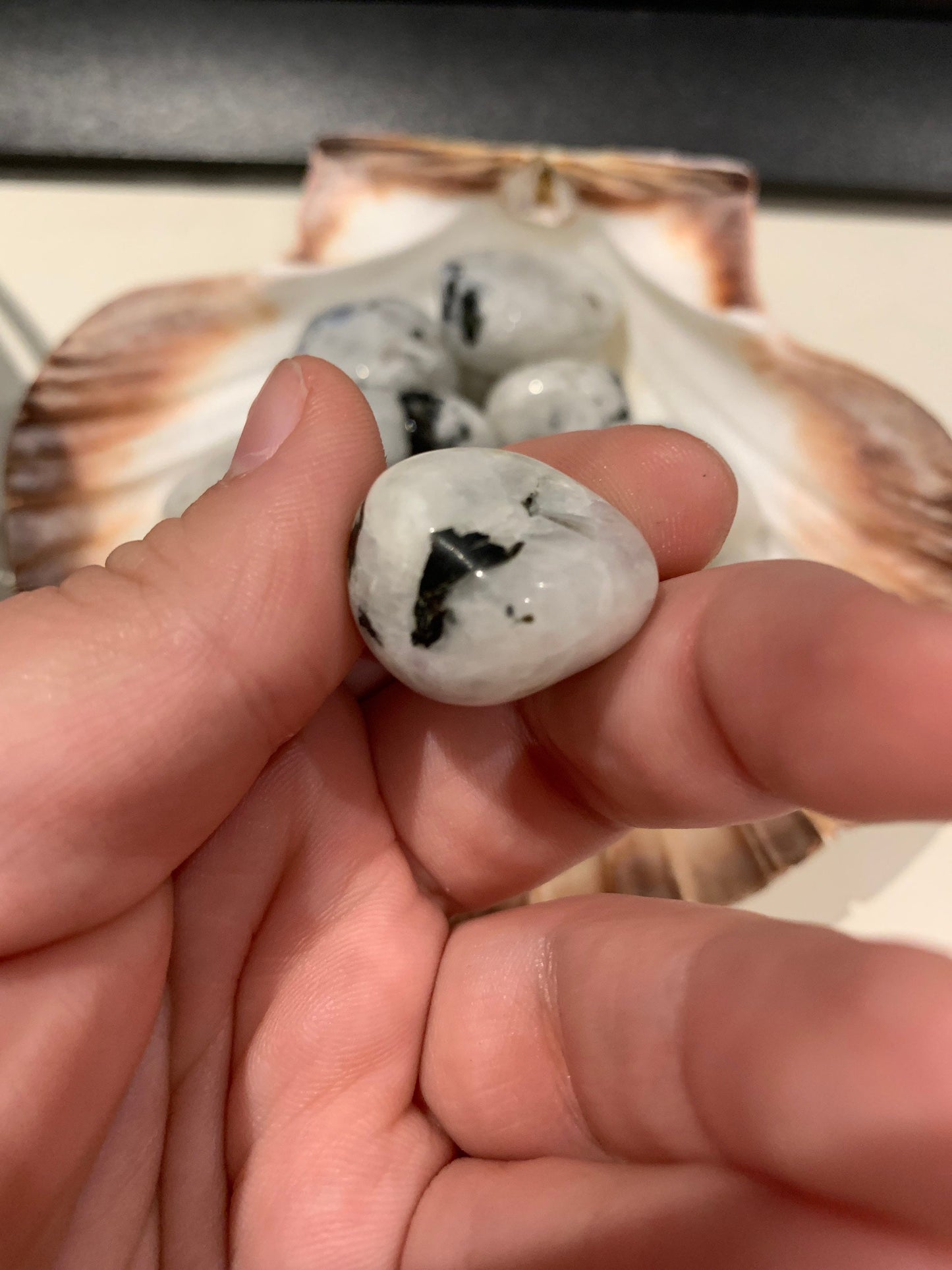 Rainbow Moonstone Tumbles