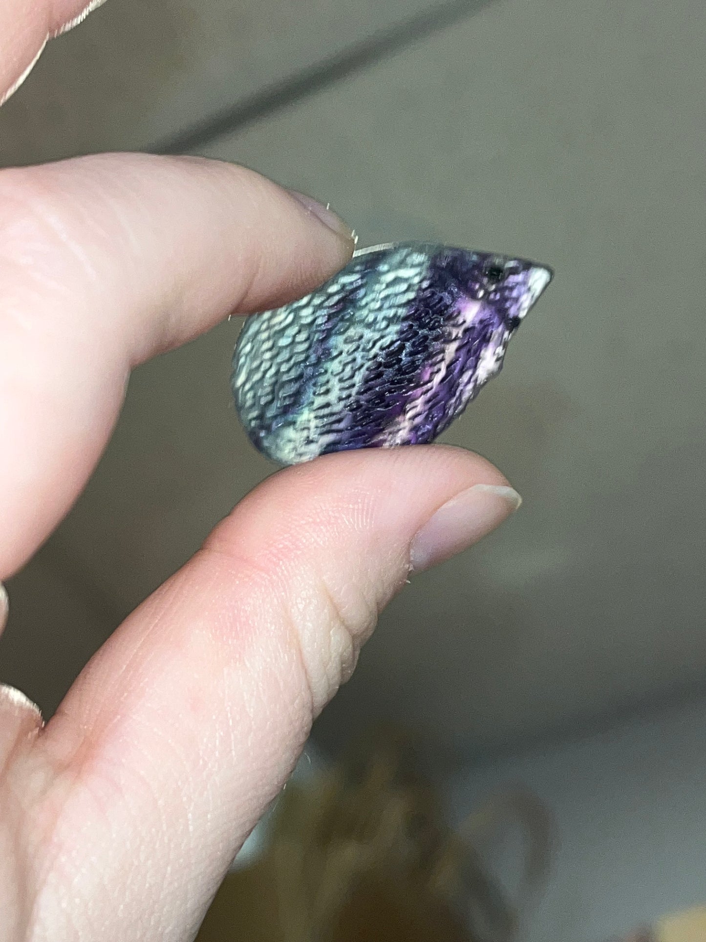 Fluorite Hedgehog Carving
