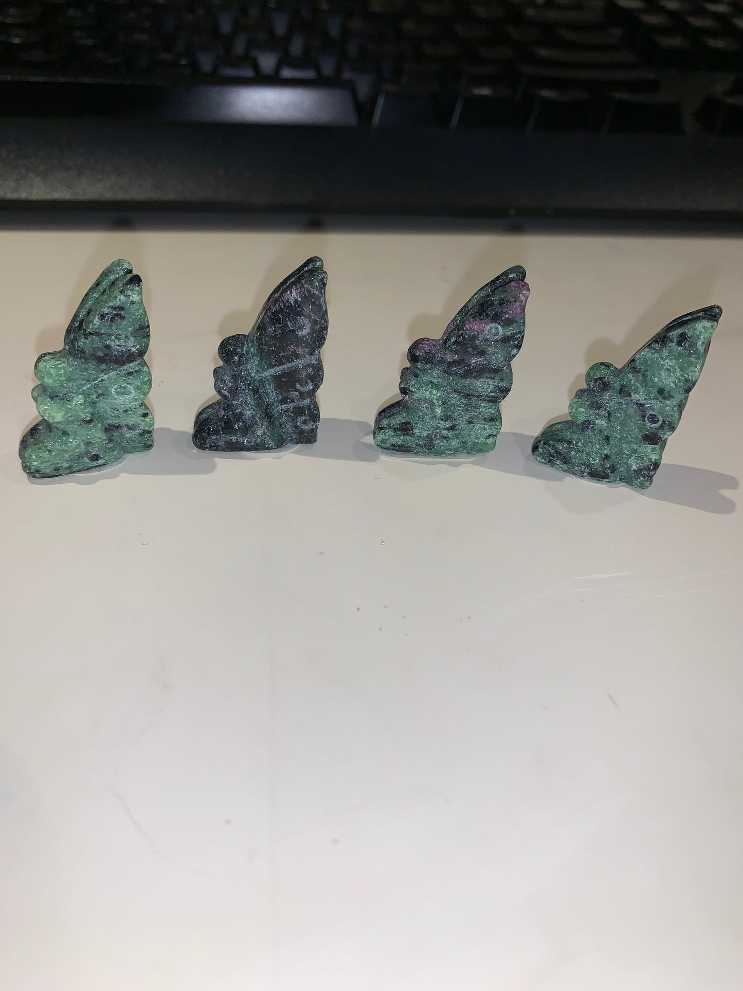 Ruby in Zoisite Fairy Carving