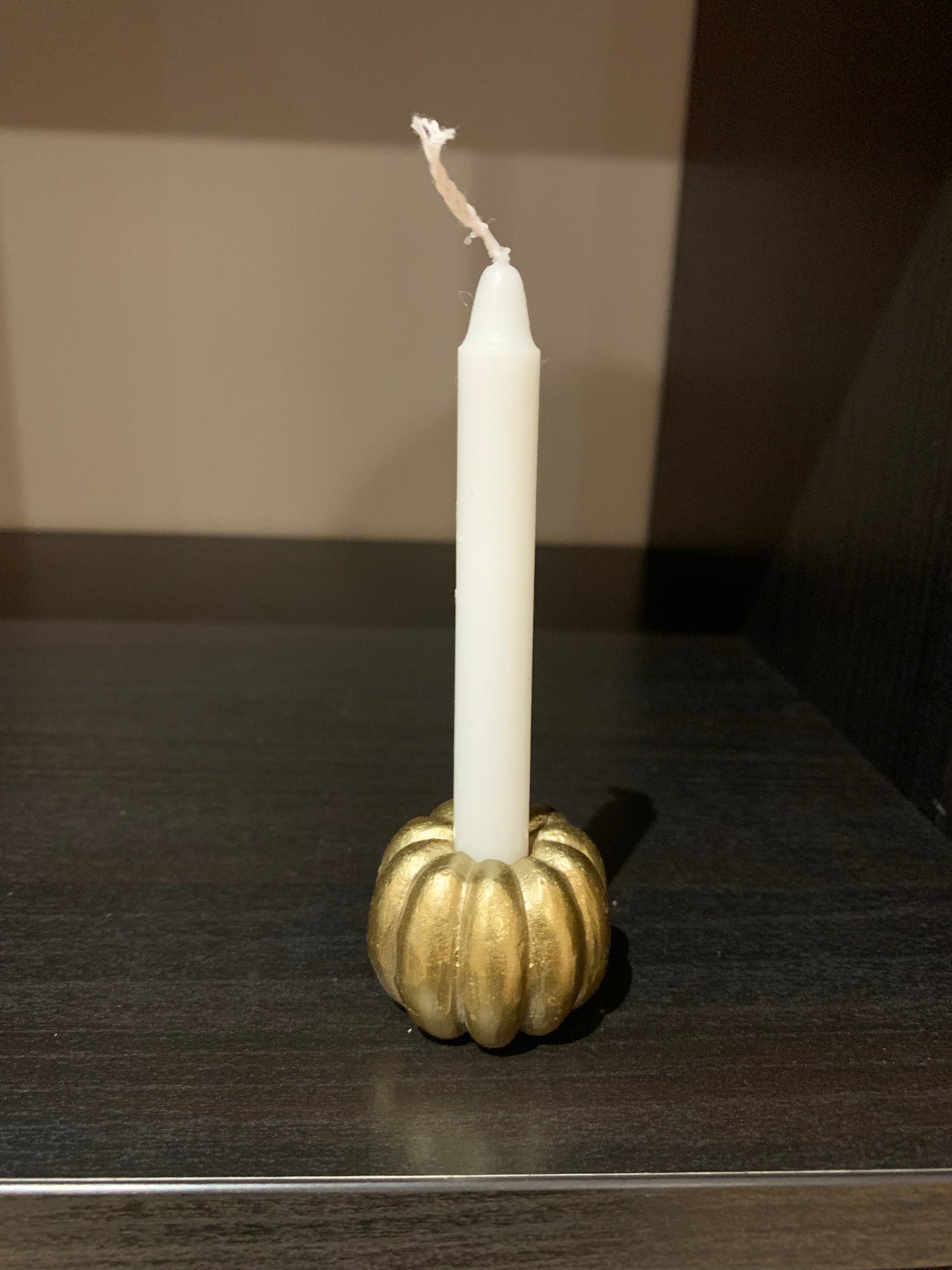 Small Pumpkin Spell Candle Holder