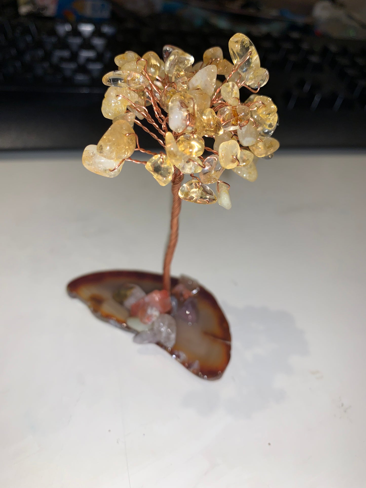 Heat Treated Citrine Crystal Tree