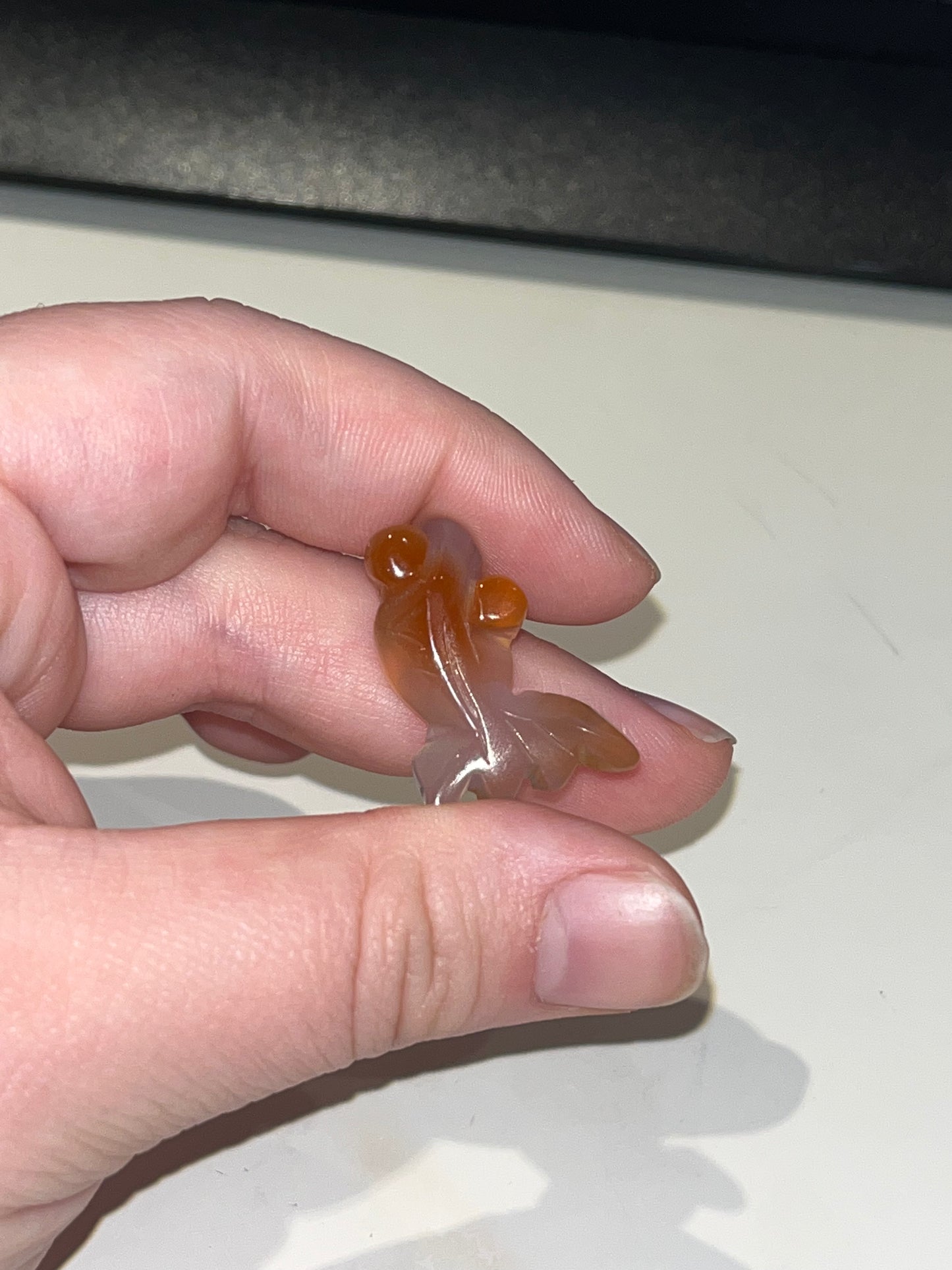 Carnelian Mini Fish Carving