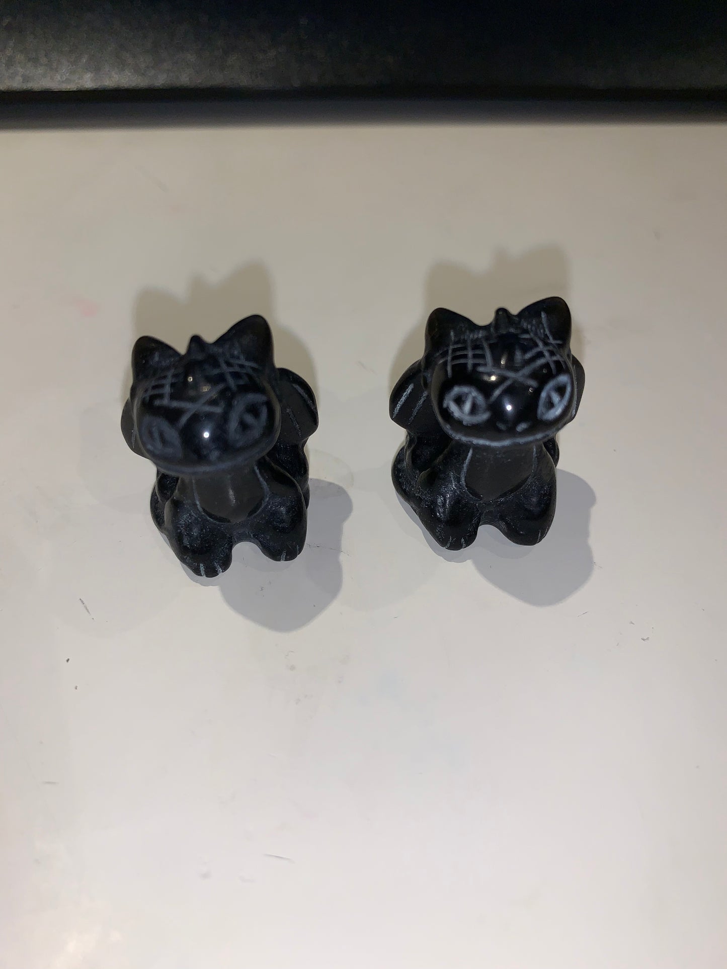 Obsidian Toothless Dragon Carving