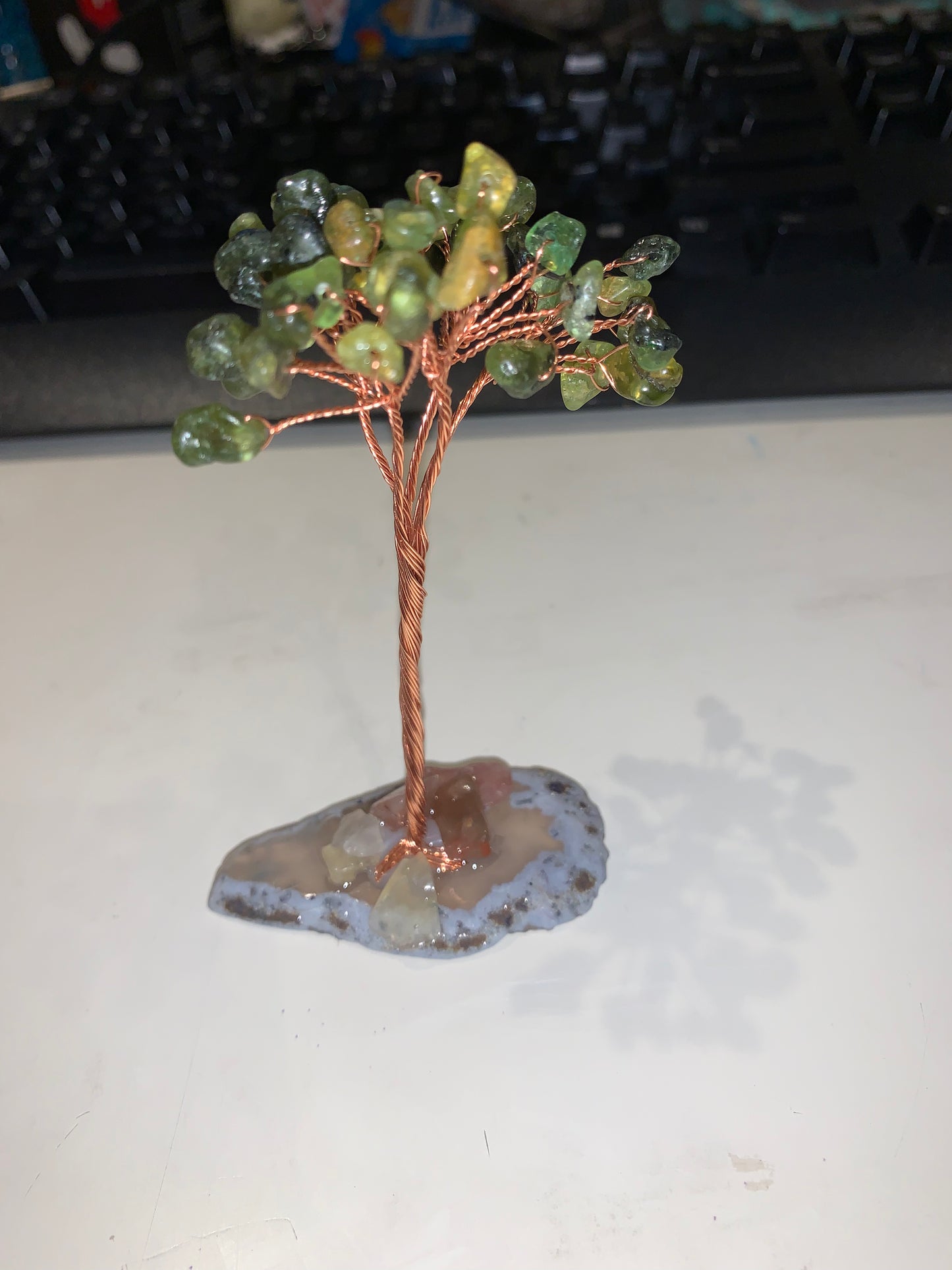 Nephrite Jade Crystal Tree