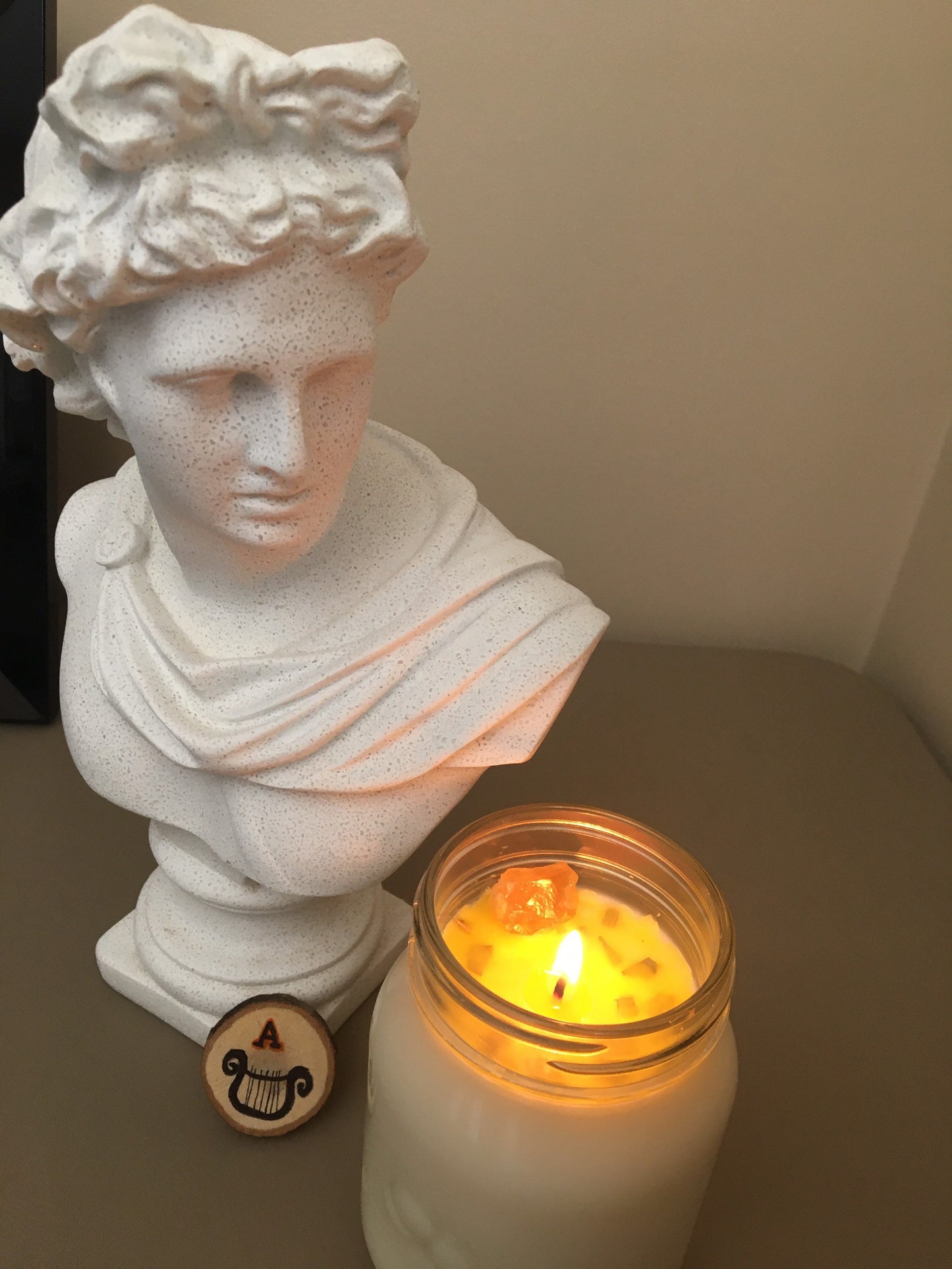 Custom Deity Worship Candle / 100% Soy Wax Candle / Unscented Candle