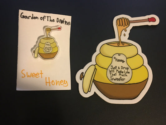 Sweet Honey Sticker / Acrylic Pin