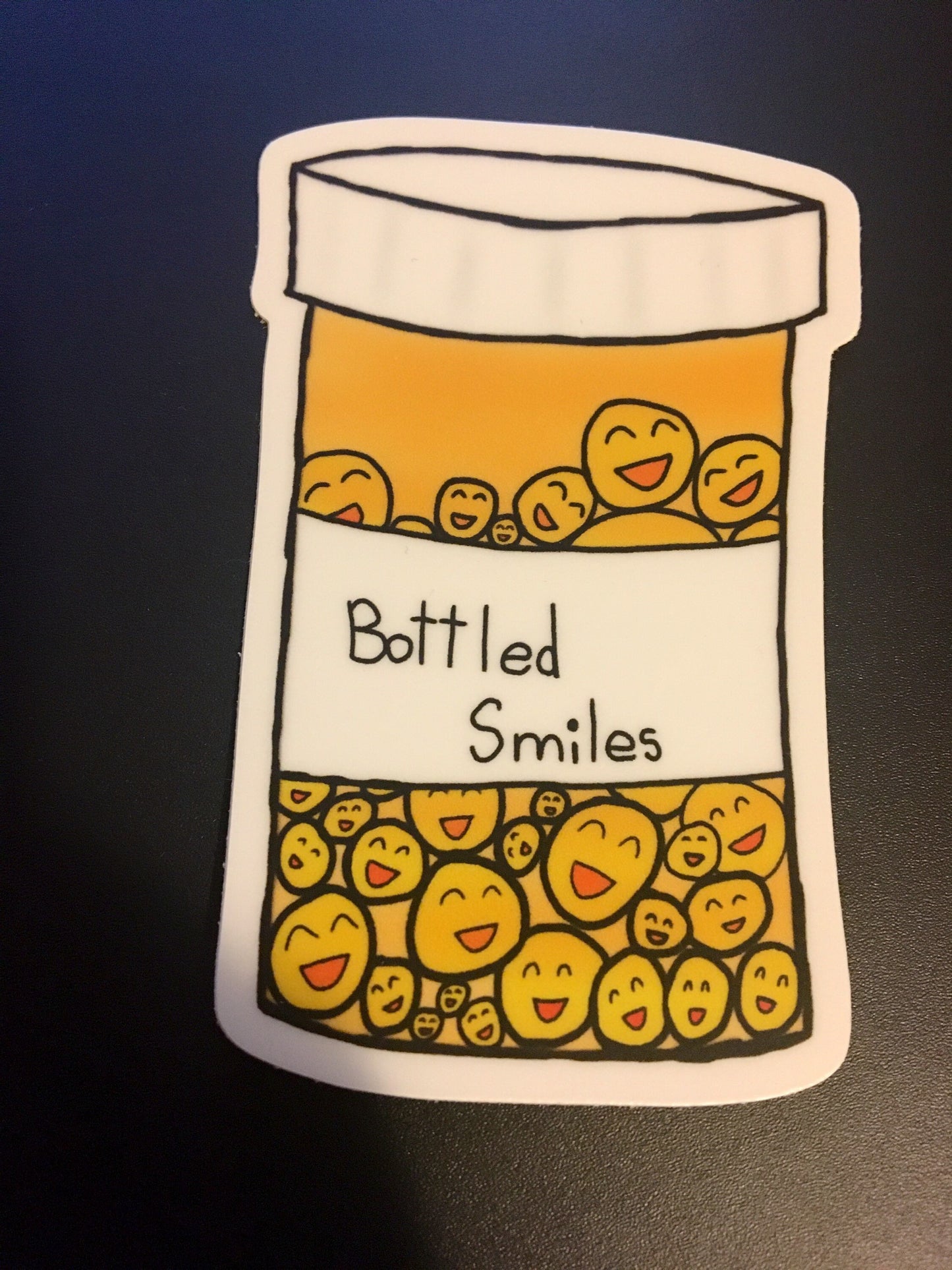 Bottled Smiles / Antidepressants / Sticker / Acrylic Pin