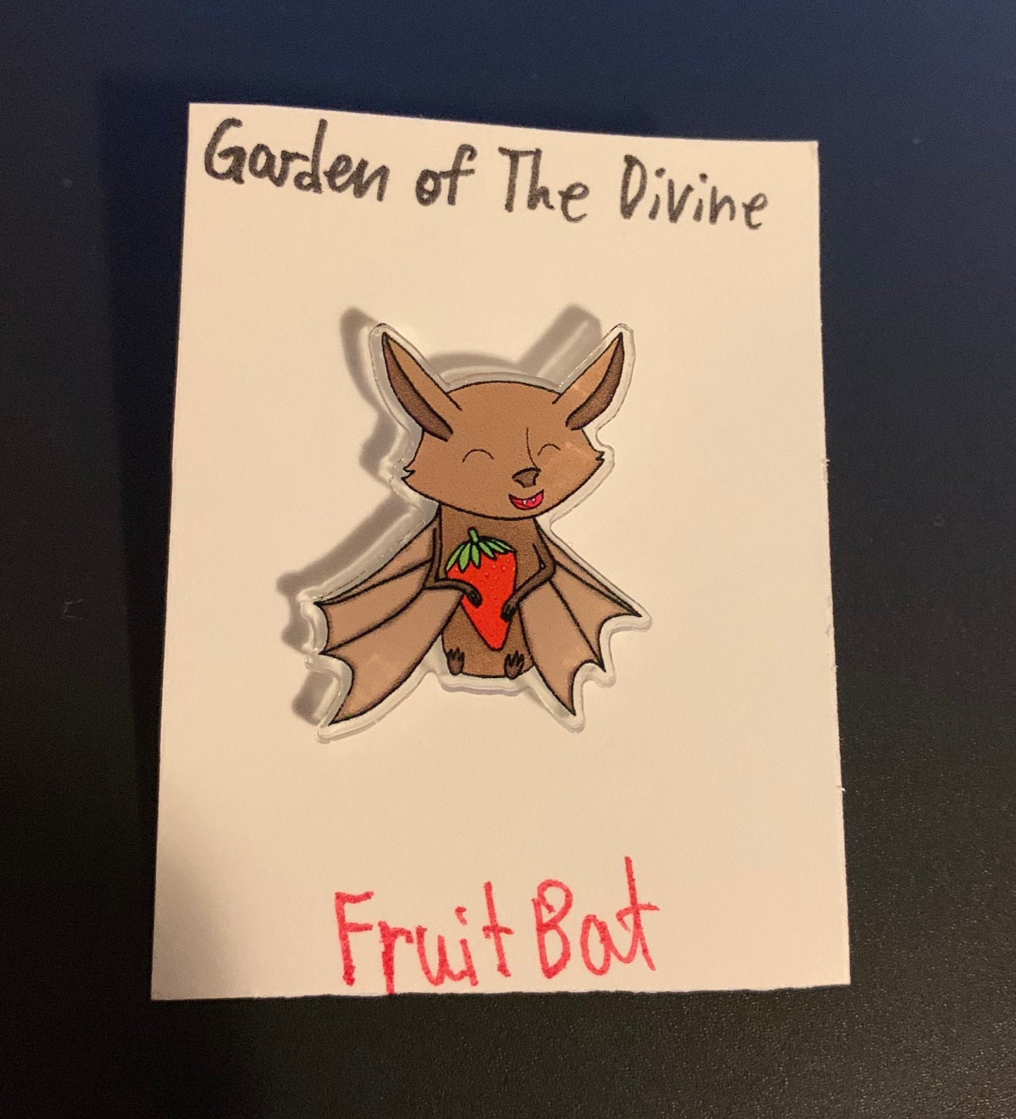 Fruit Bat Sticker / Acrylic Pin