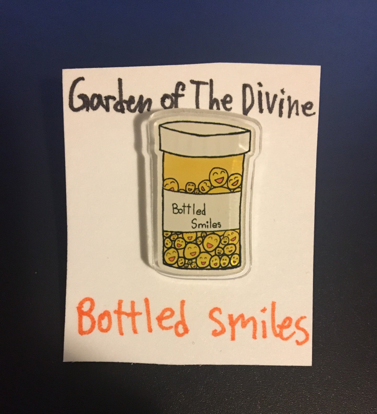 Bottled Smiles / Antidepressants / Sticker / Acrylic Pin