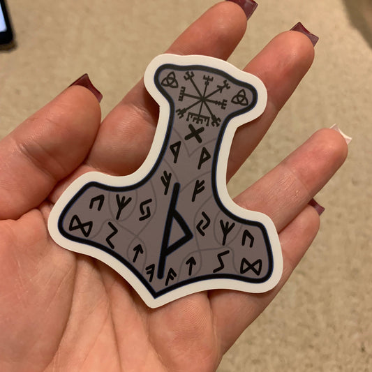 Mjolnir Sticker / Thor’s Hammer Sticker