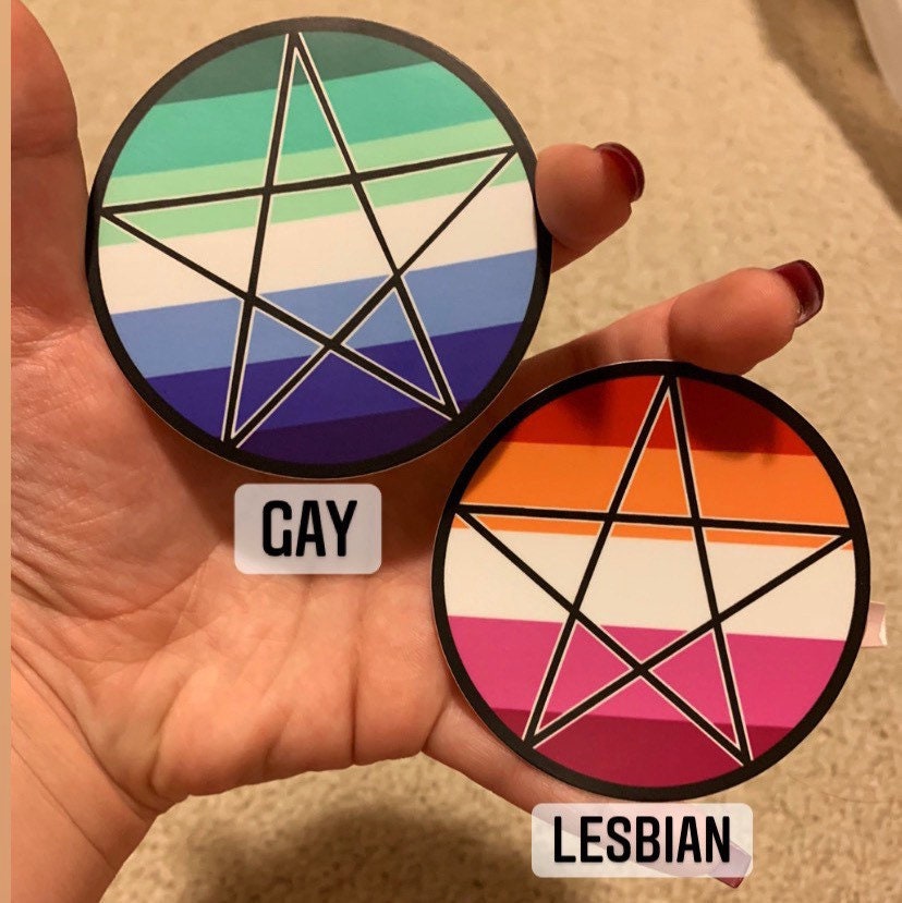 Pride Pentacle Stickers