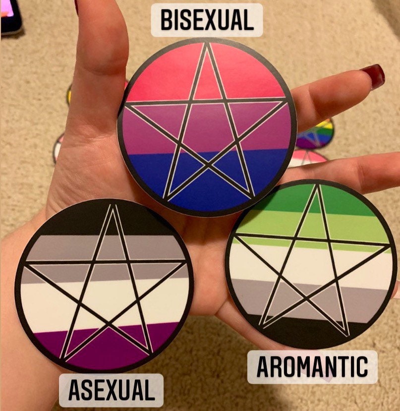 Pride Pentacle Stickers