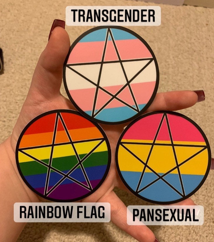 Pride Pentacle Stickers