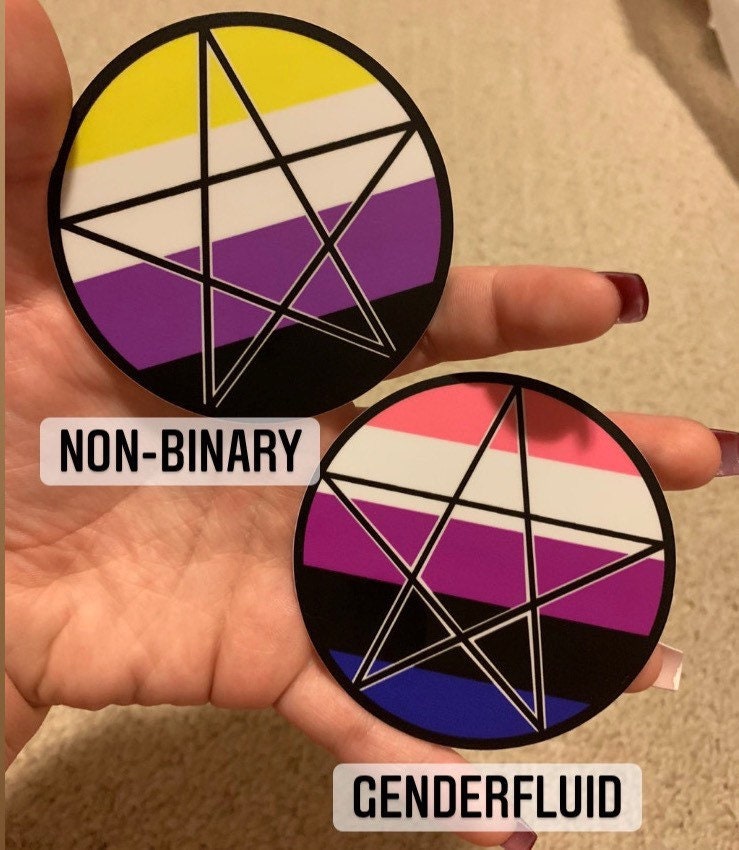 Pride Pentacle Stickers