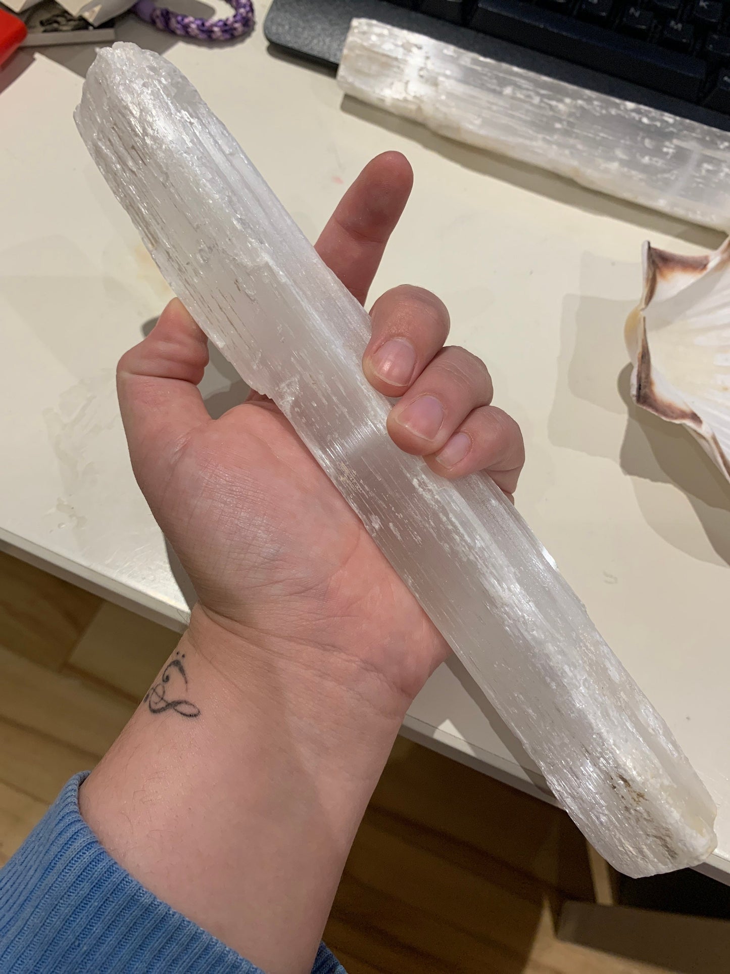 Extra Large Satin Spar Selenite Sticks