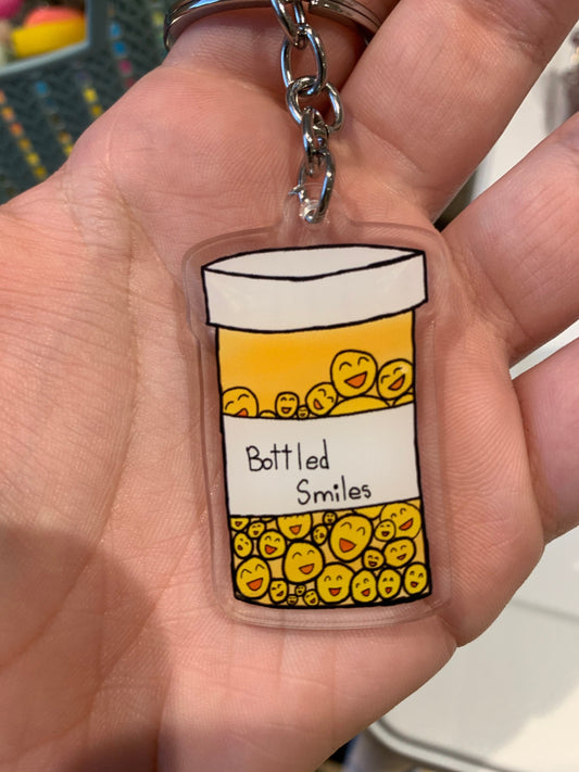 Bottled Smiles Acrylic Keychain