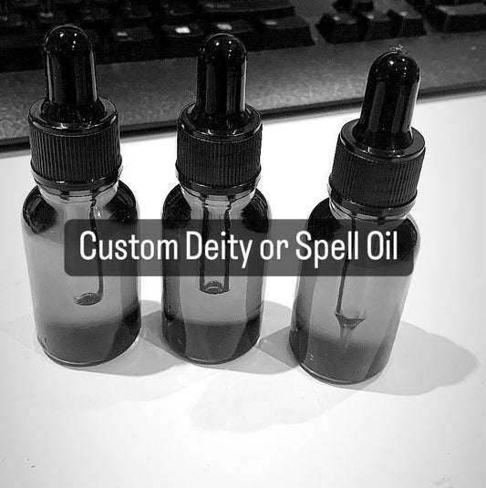 Custom Deity or Spell Oil