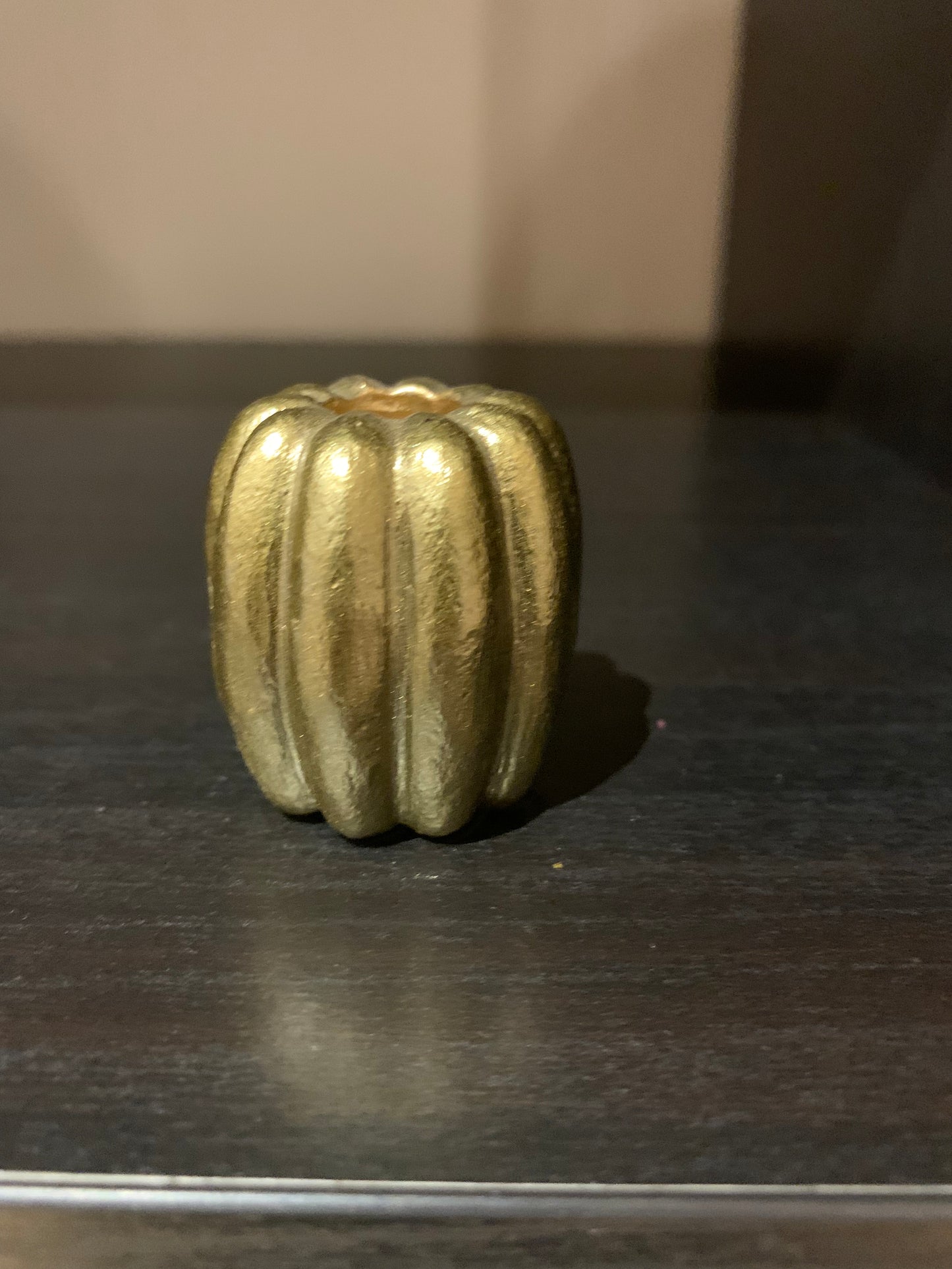 Tall Pumpkin Spell Candle Holder