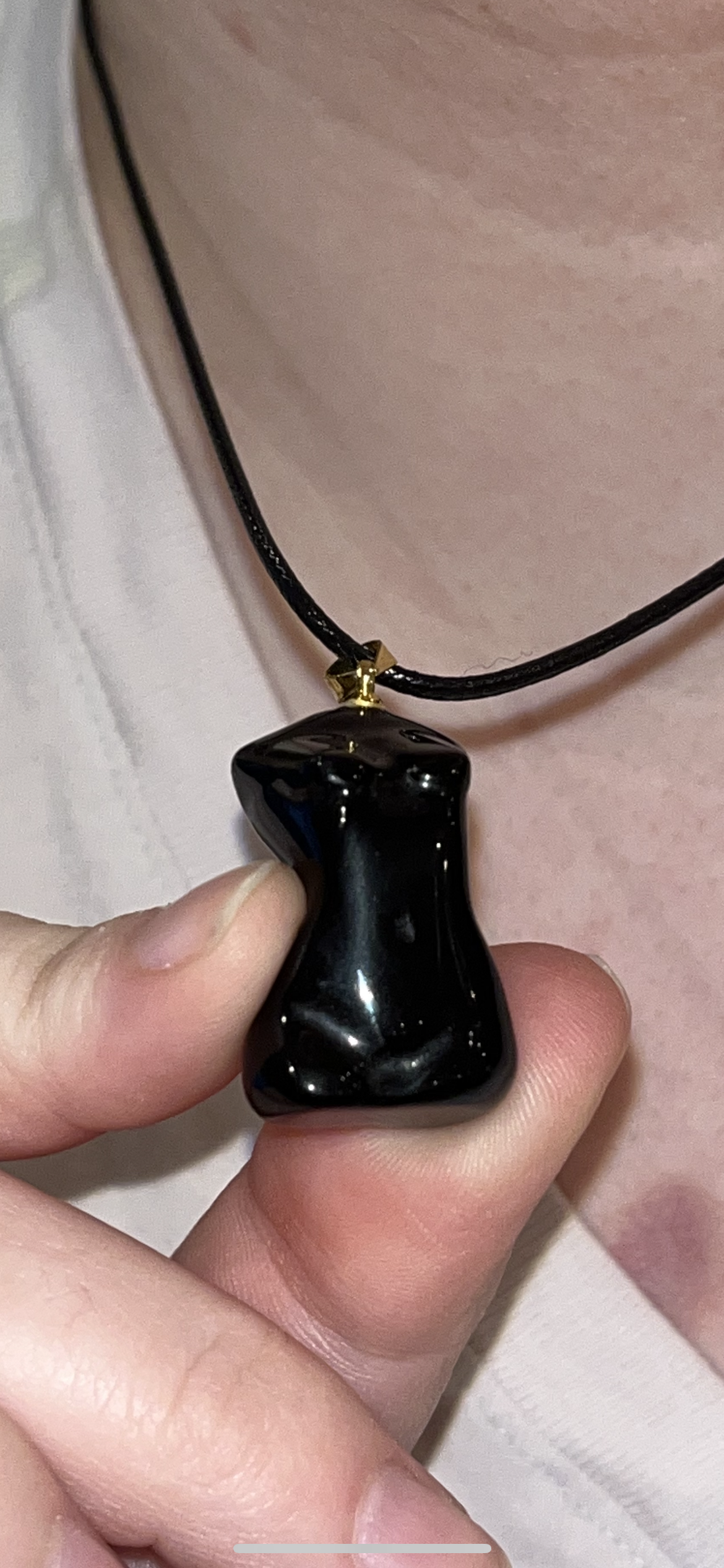 Black Obsidian Goddess Body (Necklace)